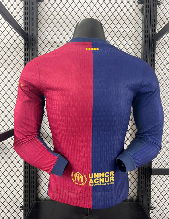 player version 25 26 Barcelona Travis Scott long sleeve jersey