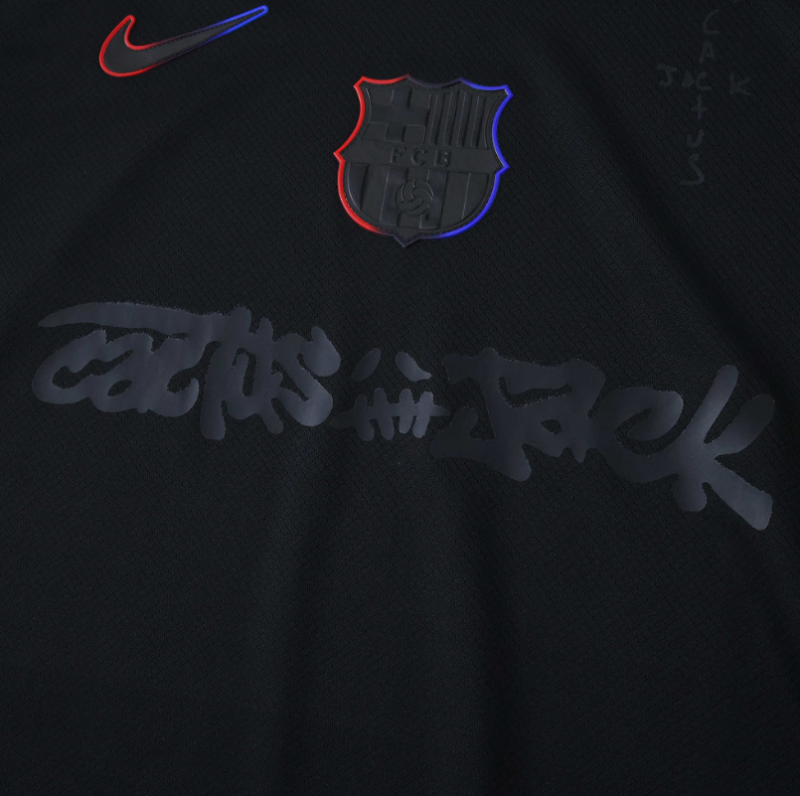 25 26 Barcelona Travis Scott away jersey