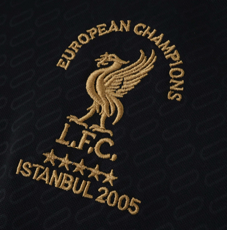 2005 Liverpool Special black Fans version soccer jersey size s-xxl