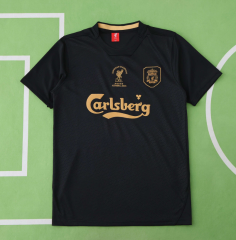 2005 Liverpool Special black Fans version soccer jersey size s-xxl