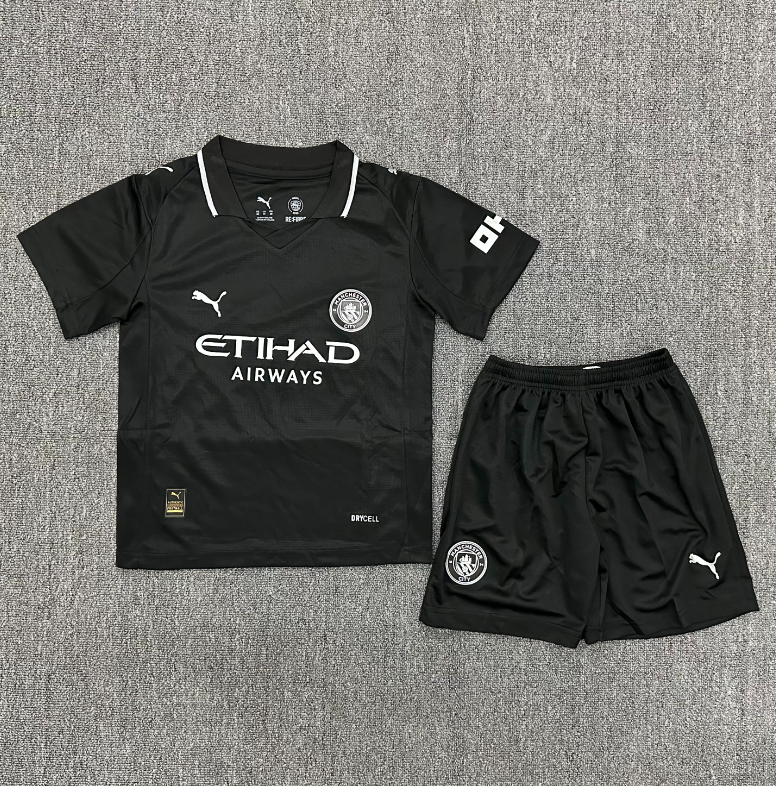 kids kit 25 26 manchester city third jersey size 16-28