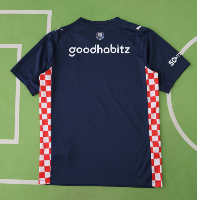 25 26 PSV Eindhoven away jersey blue men fans version size s-xxl