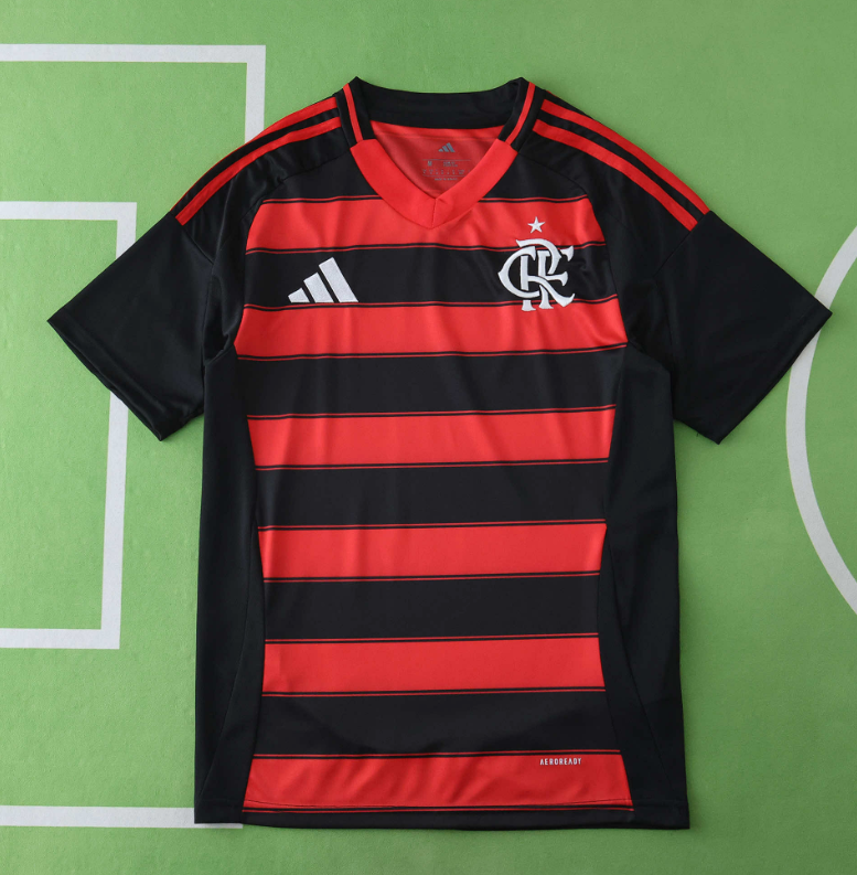 2025/26 Flamengo home soccer jersey fans player men size s-xxl