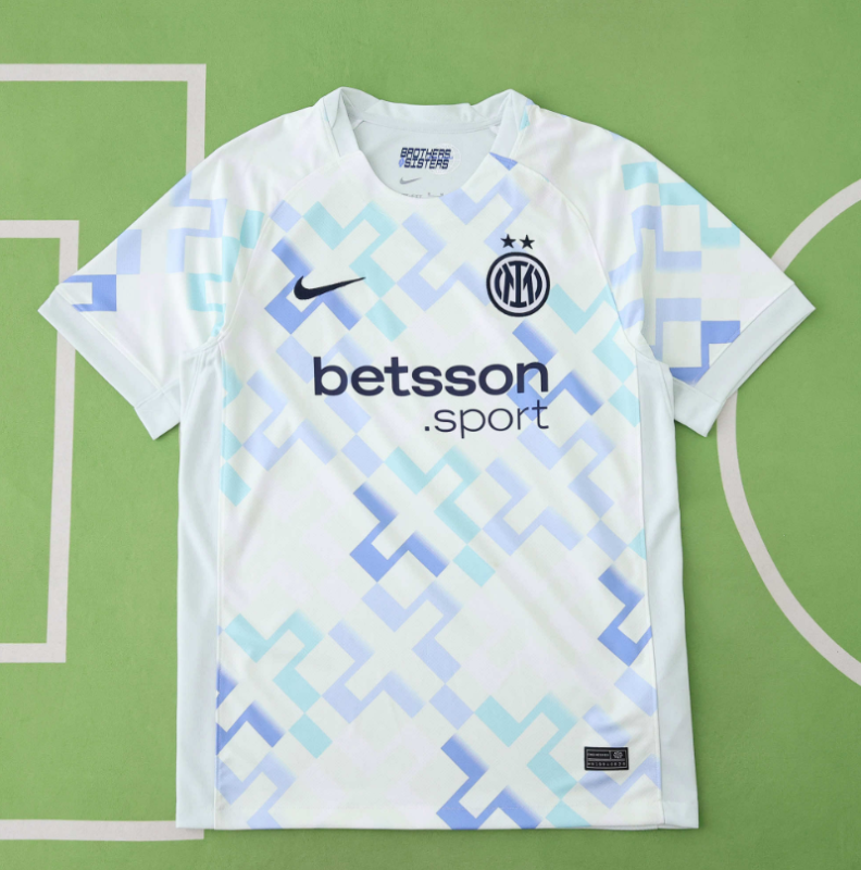 25 26 inter milan away jersey fans version men size s-xxl