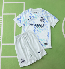 kids kit 25 26 inter milan away jersey size 16-28