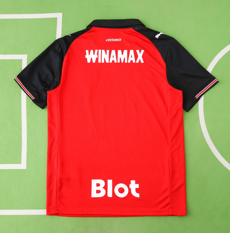 25 26 Stade Rennais home jersey