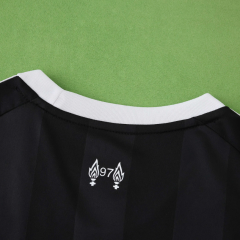25 26 Liverpool black goalkeeper Fans version soccer jersey