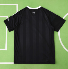 25 26 Liverpool black goalkeeper Fans version soccer jersey