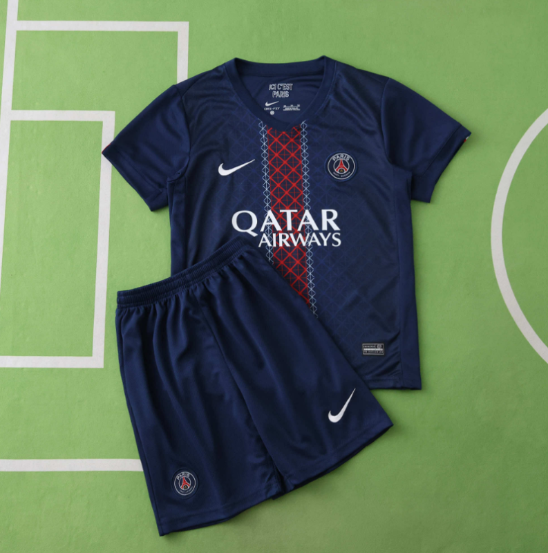 kids kit 25/26 psg home jersey