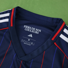 25 26 lyon away jersey fans version men size s-xxl