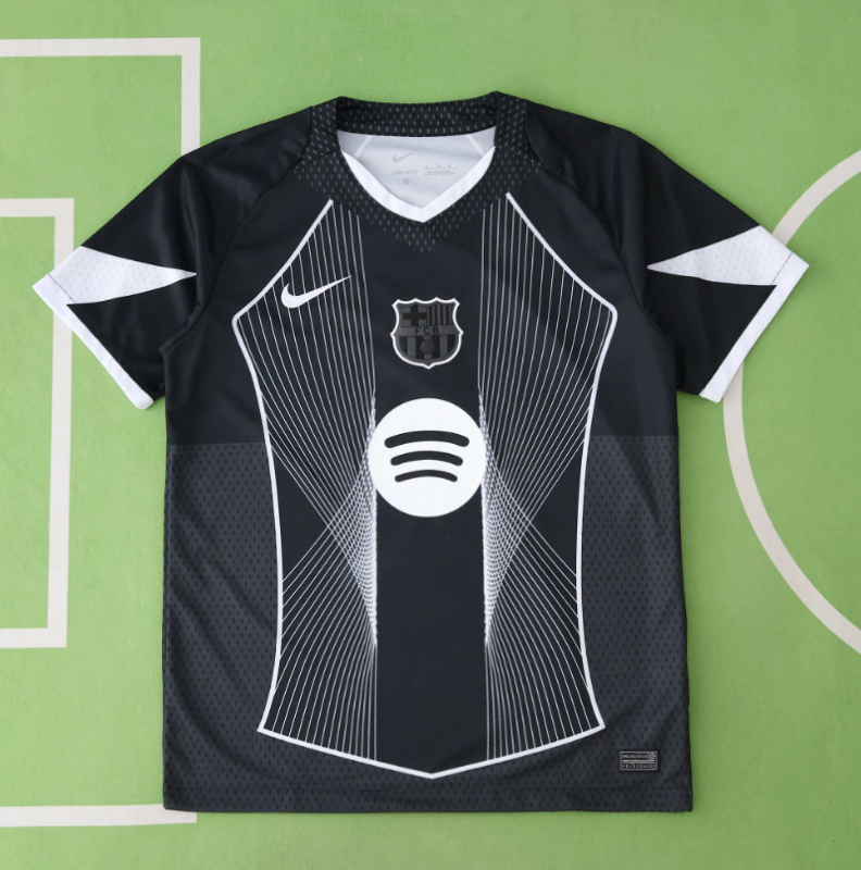 25 26 barcelona Concept black jersey