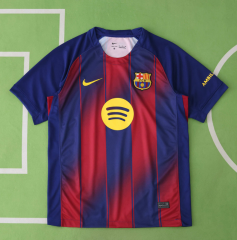 25 26 Barcelona home jersey fans version men size s-xxl