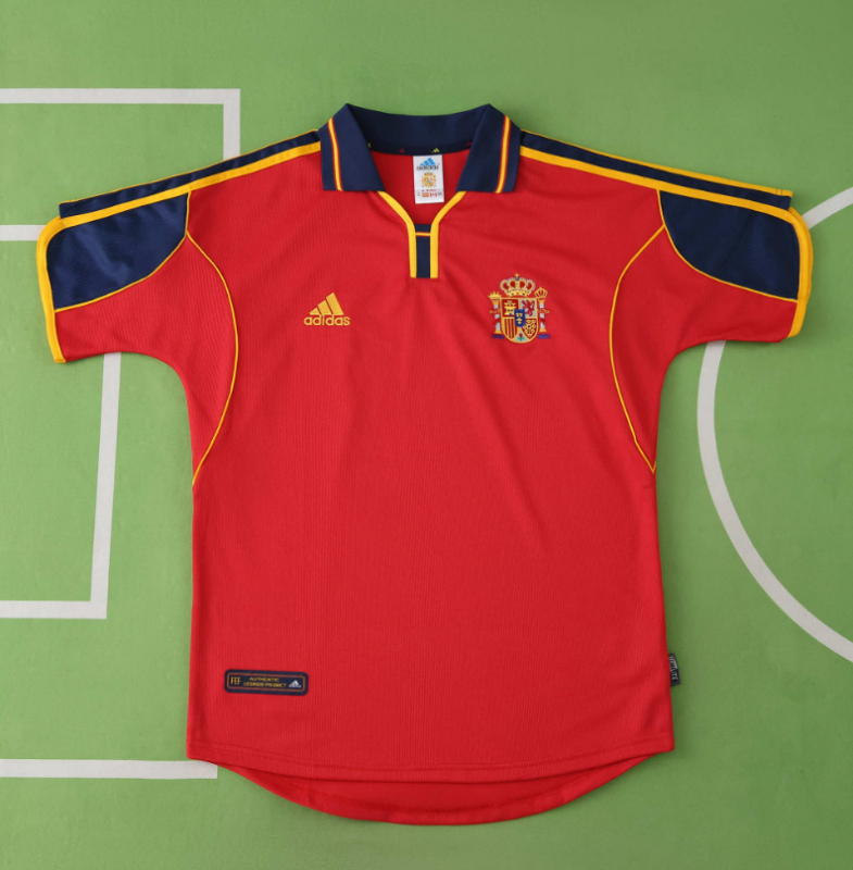 retro 2000 spain  home Jersey