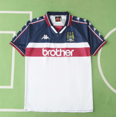 retro 97 98 manchester city away jersey