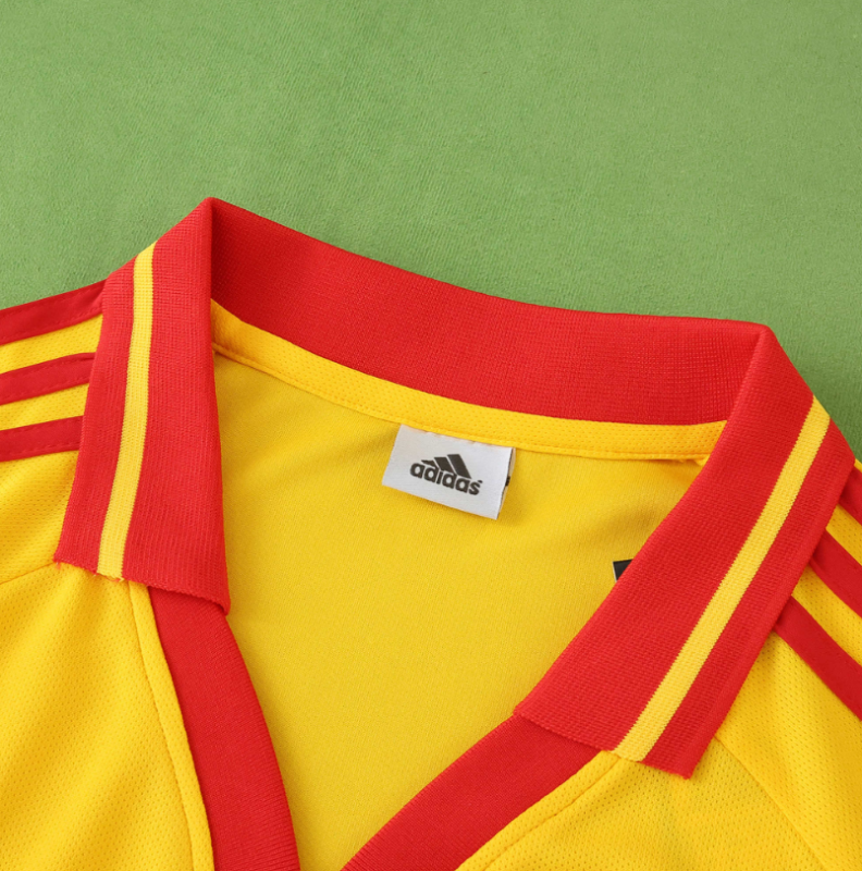 retro 2000 Romania home soccer jersey