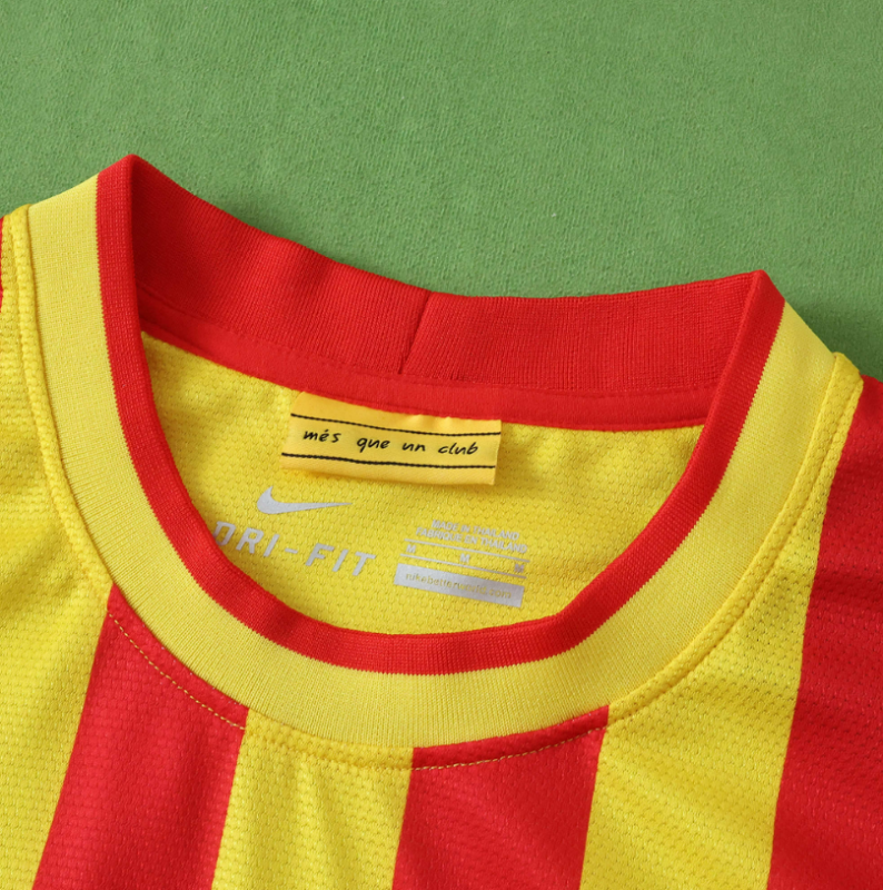 13 14 Barcelona away retro soccer jersey