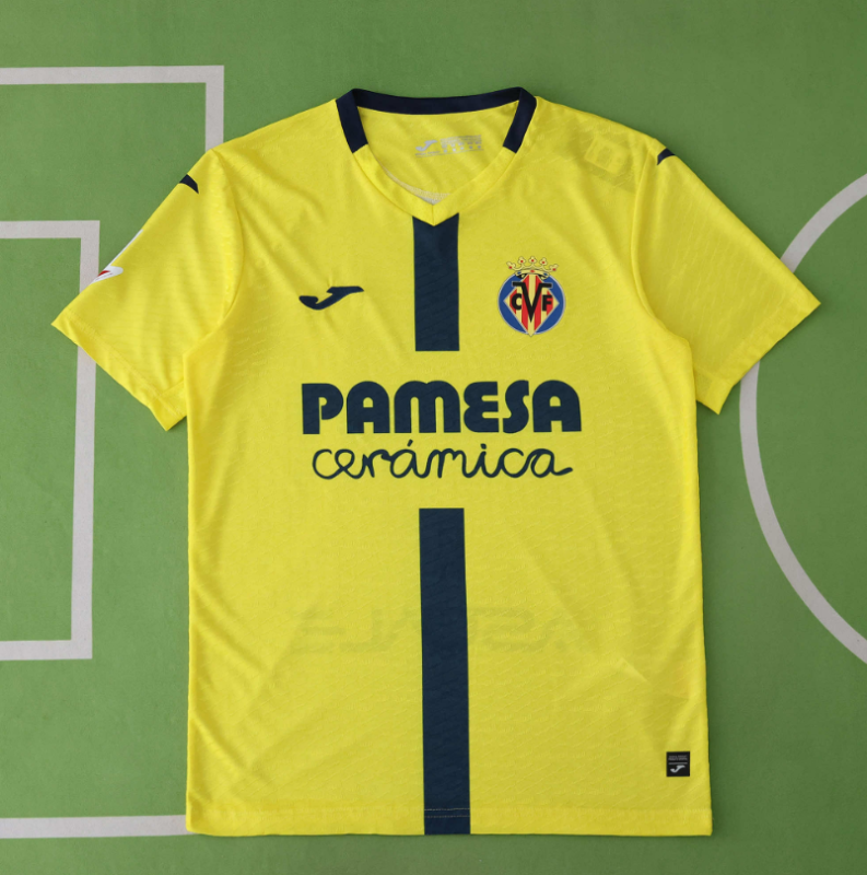 25 26 Villarreal CF home Player version jersey men size s-xxl