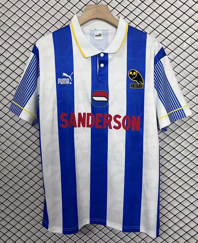 Retro 94 95 sheffield wednesday home jersey
