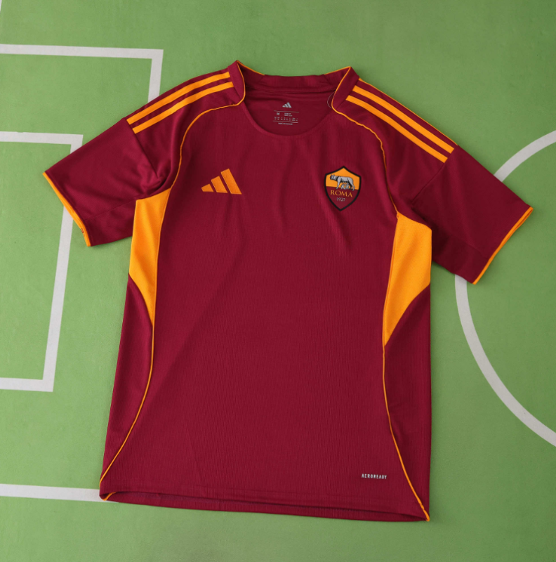 25 26 As Roma Home Jersey Fan version men size s-4xl