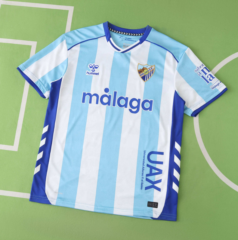 25 26 malaga home jersey fans version men size s-4xl