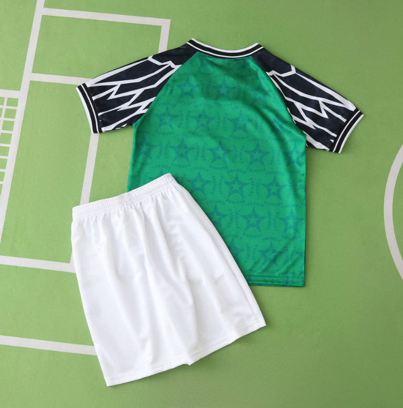 retro 1995 Nigeria home kids kit jersey