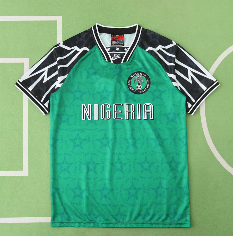 retro 1995 Nigeria home jersey