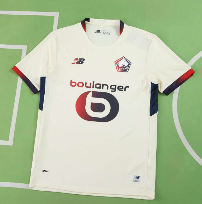 25 26 Lille OSC away jersey