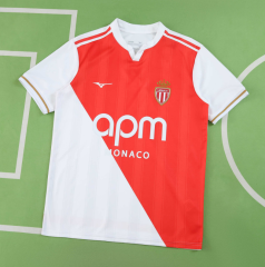 25 26 AS MONACO home jersey