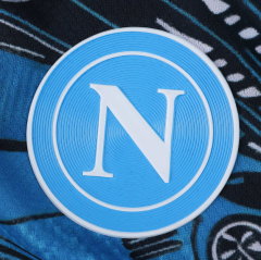 25 26 napoli black blue training shirts
