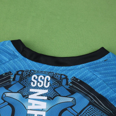 25 26 napoli black blue training shirts