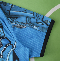 25 26 napoli black blue training shirts