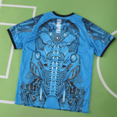 25 26 napoli black blue training shirts