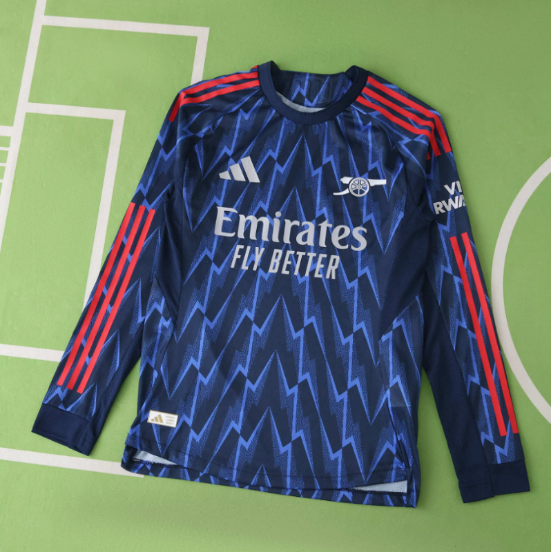 player version 25 26 arsenal away long sleeve jersey