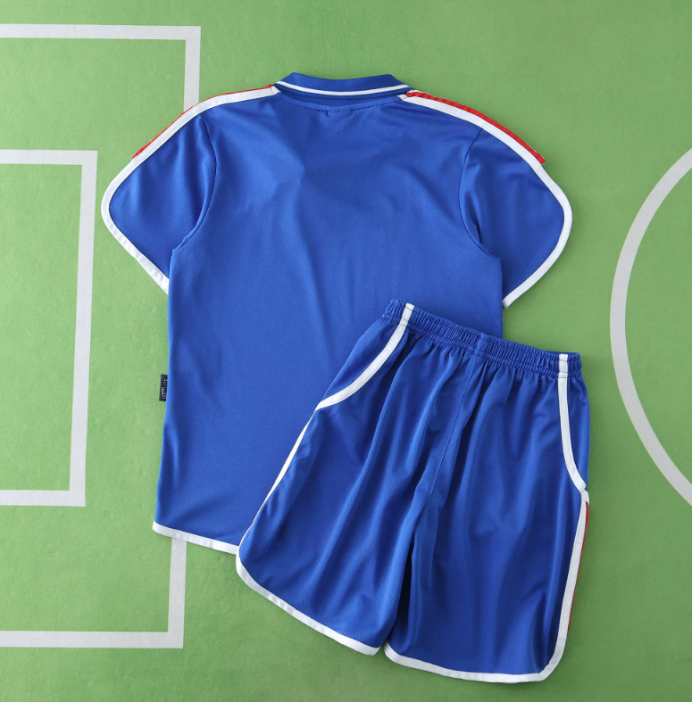 retro 2000 france home kids kit jersey