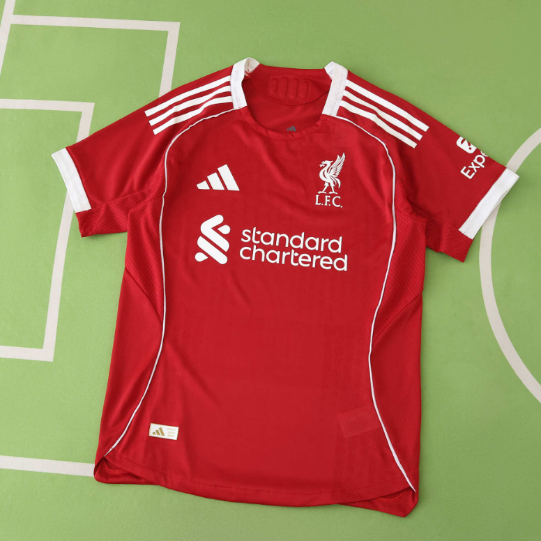 player version 25 26 Liverpool home soccer jersey