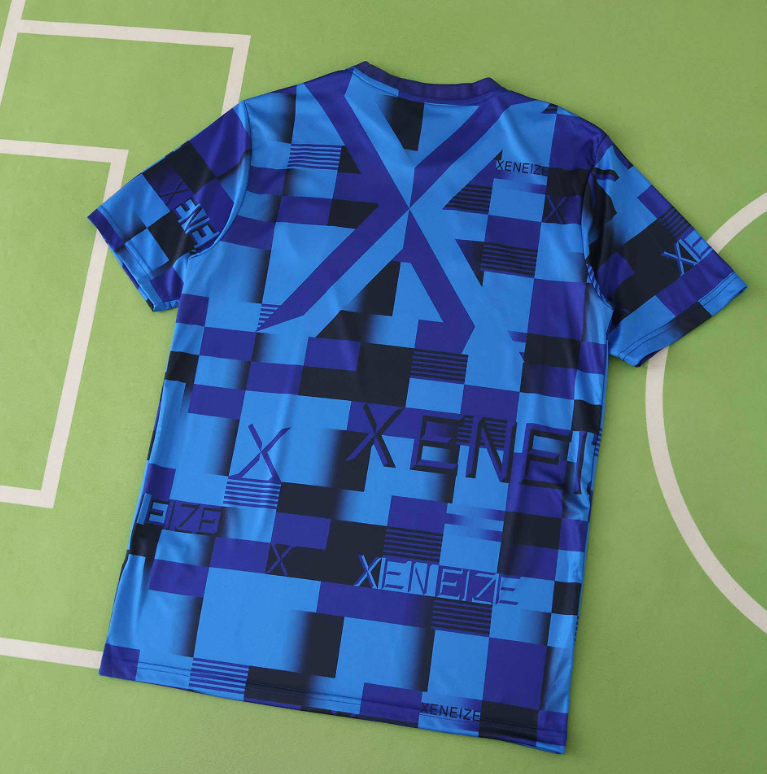 25 26 Boca Juniors blue training shirts