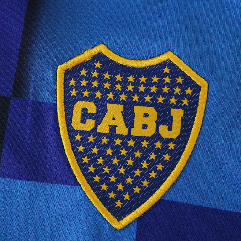 25 26 Boca Juniors blue training shirts