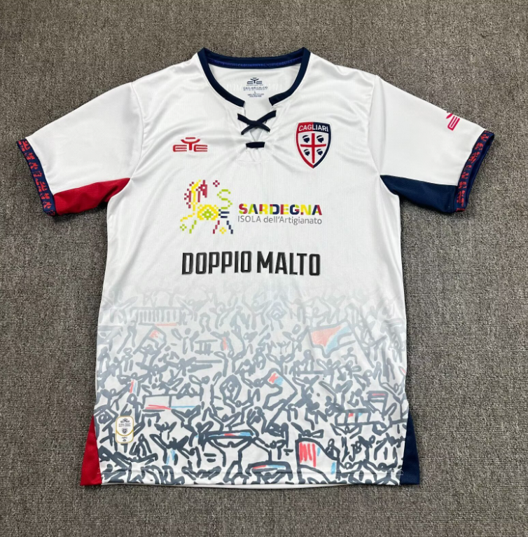 25 26 Cagliari Calcio away jersey
