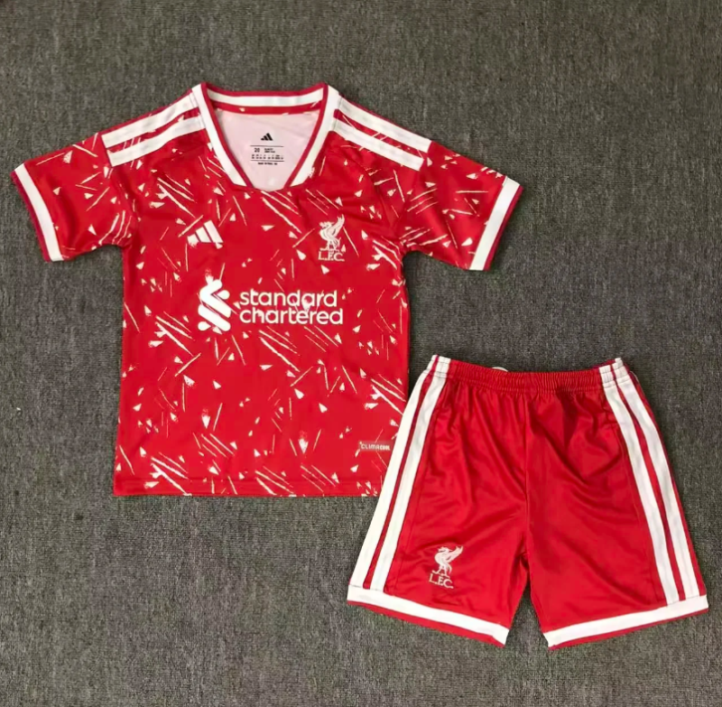 kids kit 26 27 Liverpool home soccer jersey