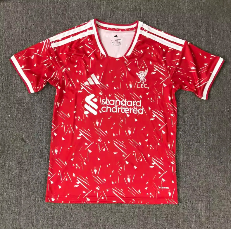 26 27 Liverpool home soccer jersey fans version men size s-4xl
