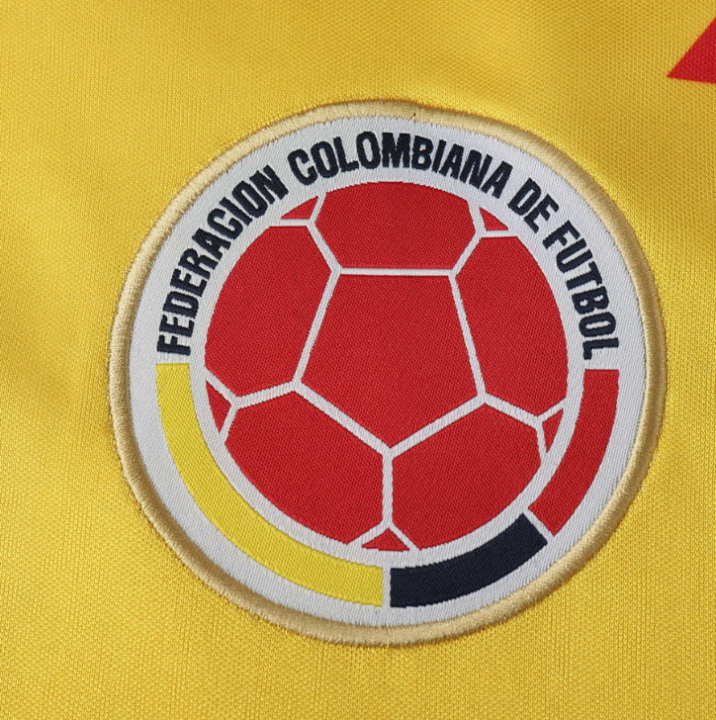 1990 Colombia home retro Fan version jersesy