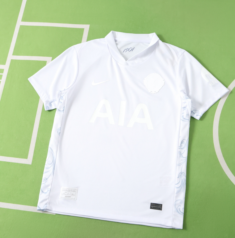 25 26 Tottenham 1901 whiteout jersey fans version men size s-4xl