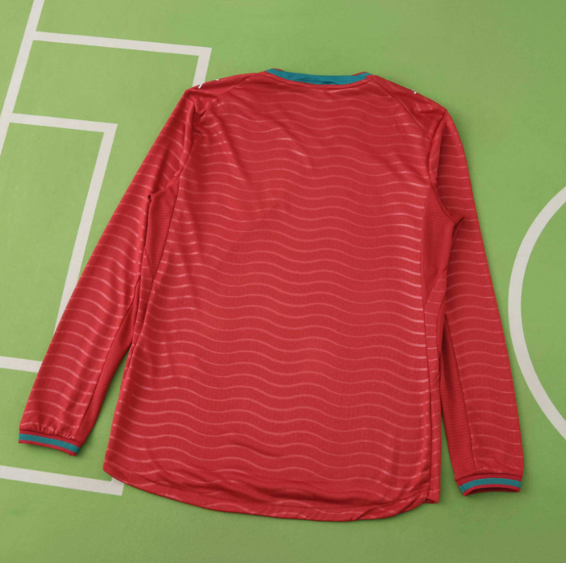 player version 2026 Portugal home long sleeve Jersey