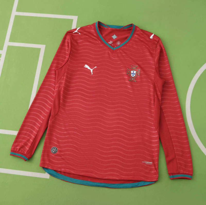 player version 2026 Portugal home long sleeve Jersey