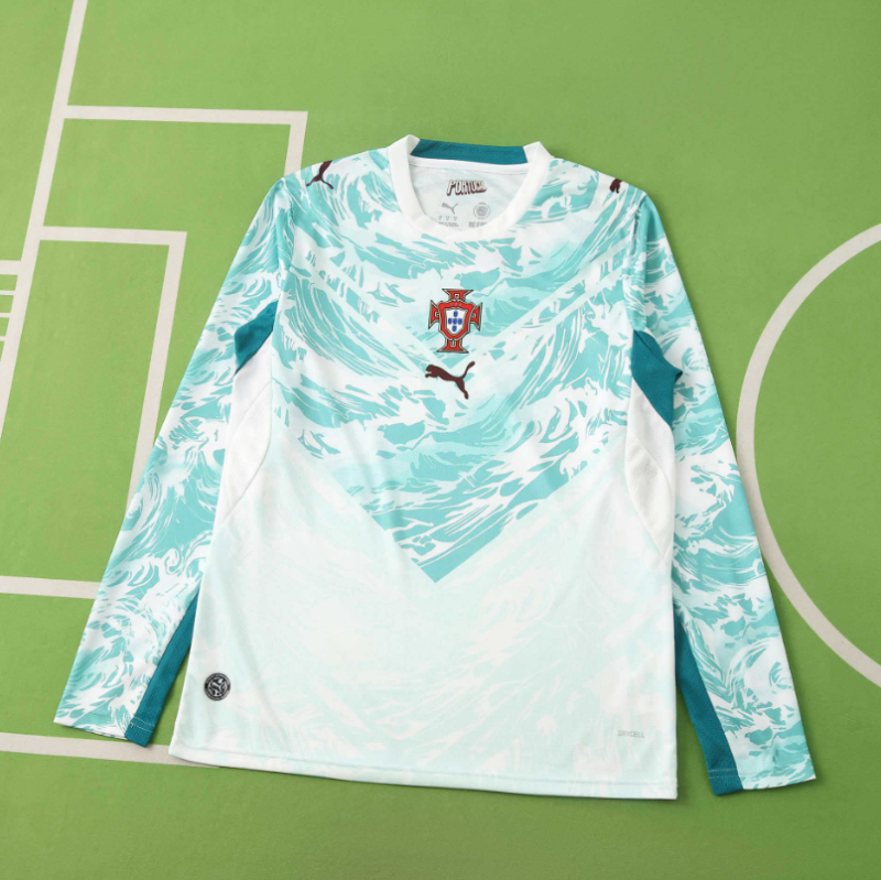 2026 World Cup Portugal away long sleeve jersey fans version