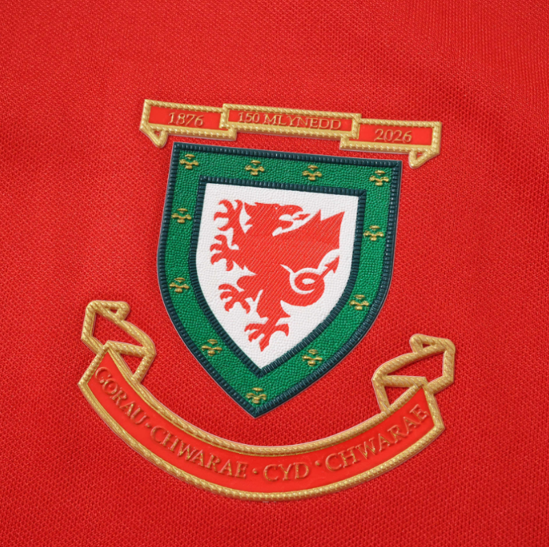 2026 wales wales 150th anniversary jersey fans version
