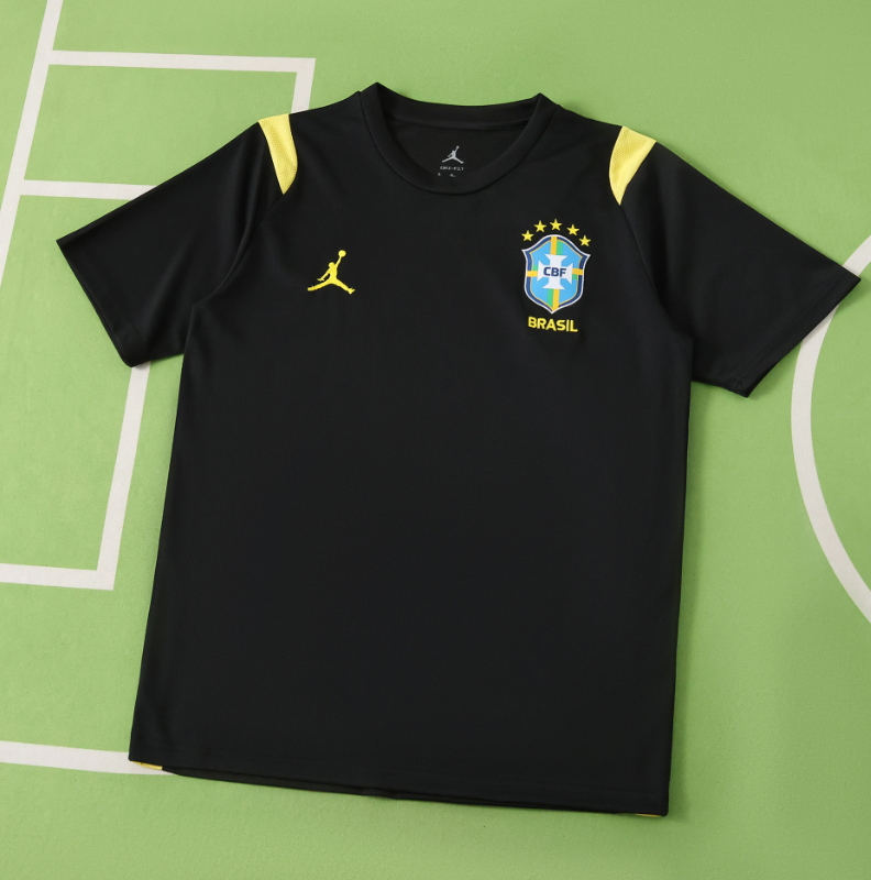 2026 brazil black training jersey