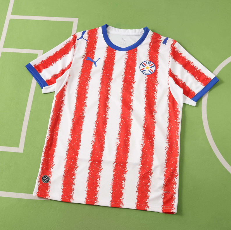 2026 Paraguay home jersey fans version