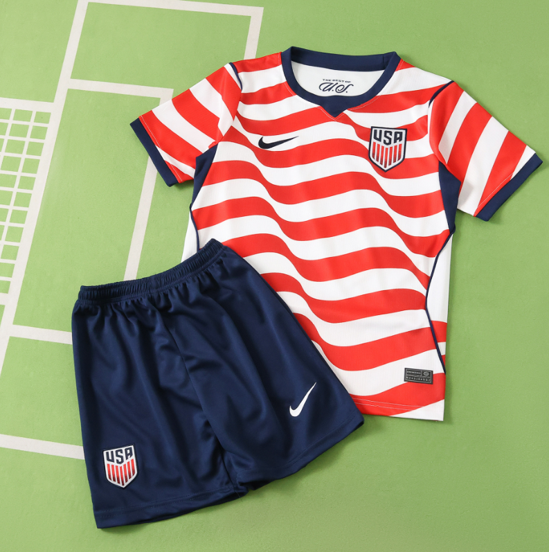 kids kit 2026 Usa home jersey
