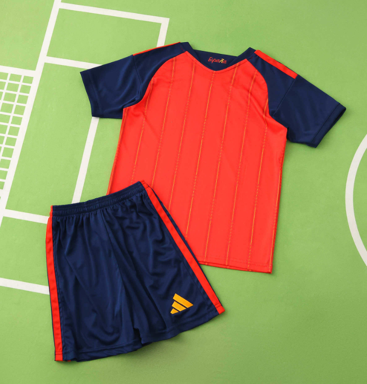 kids kit 2026 spain home Jersey
